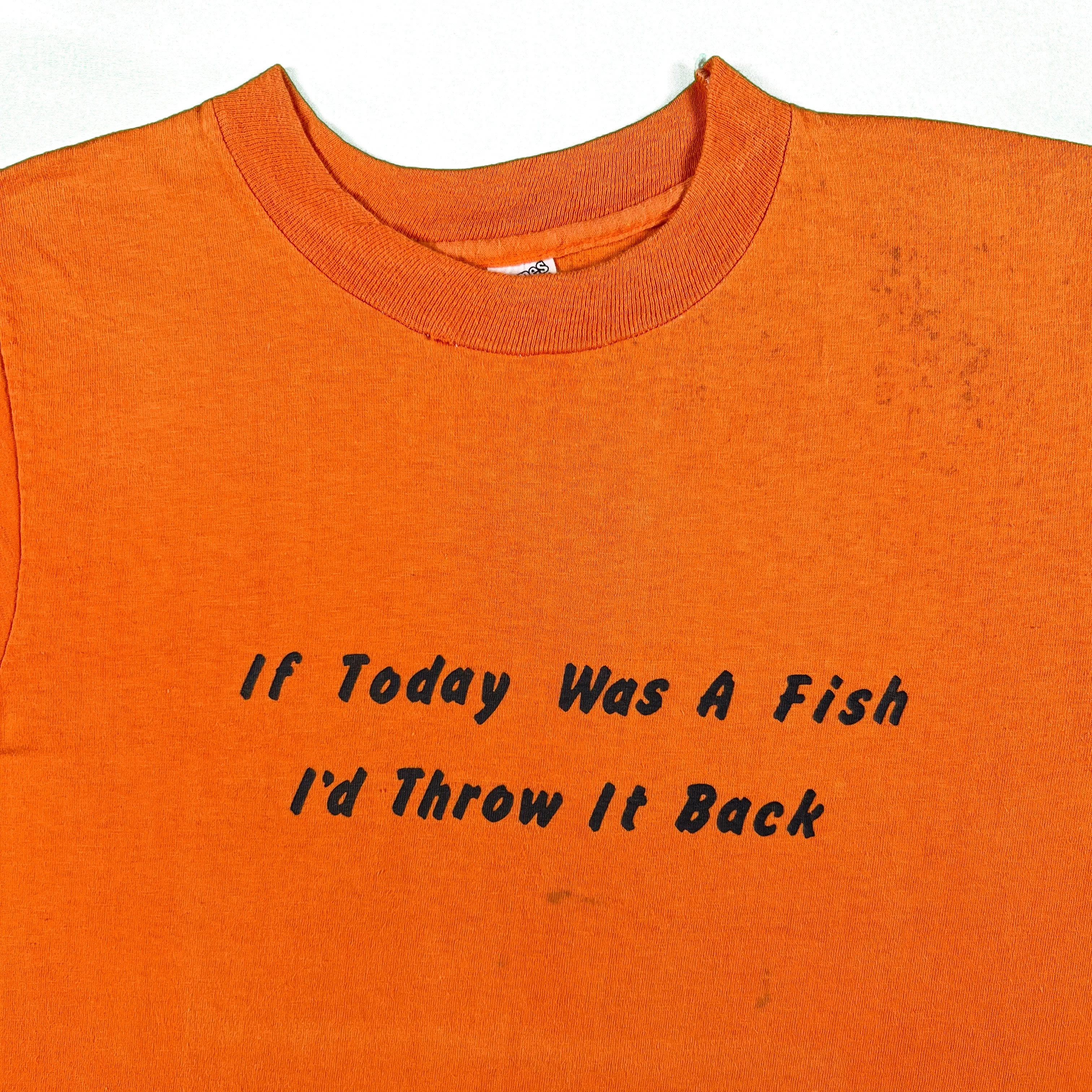 70s 'If Today was a Fish I'd Throw it Back' Tee- M