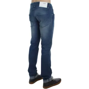 Acht Slim Fit Blue Wash Italian Denim