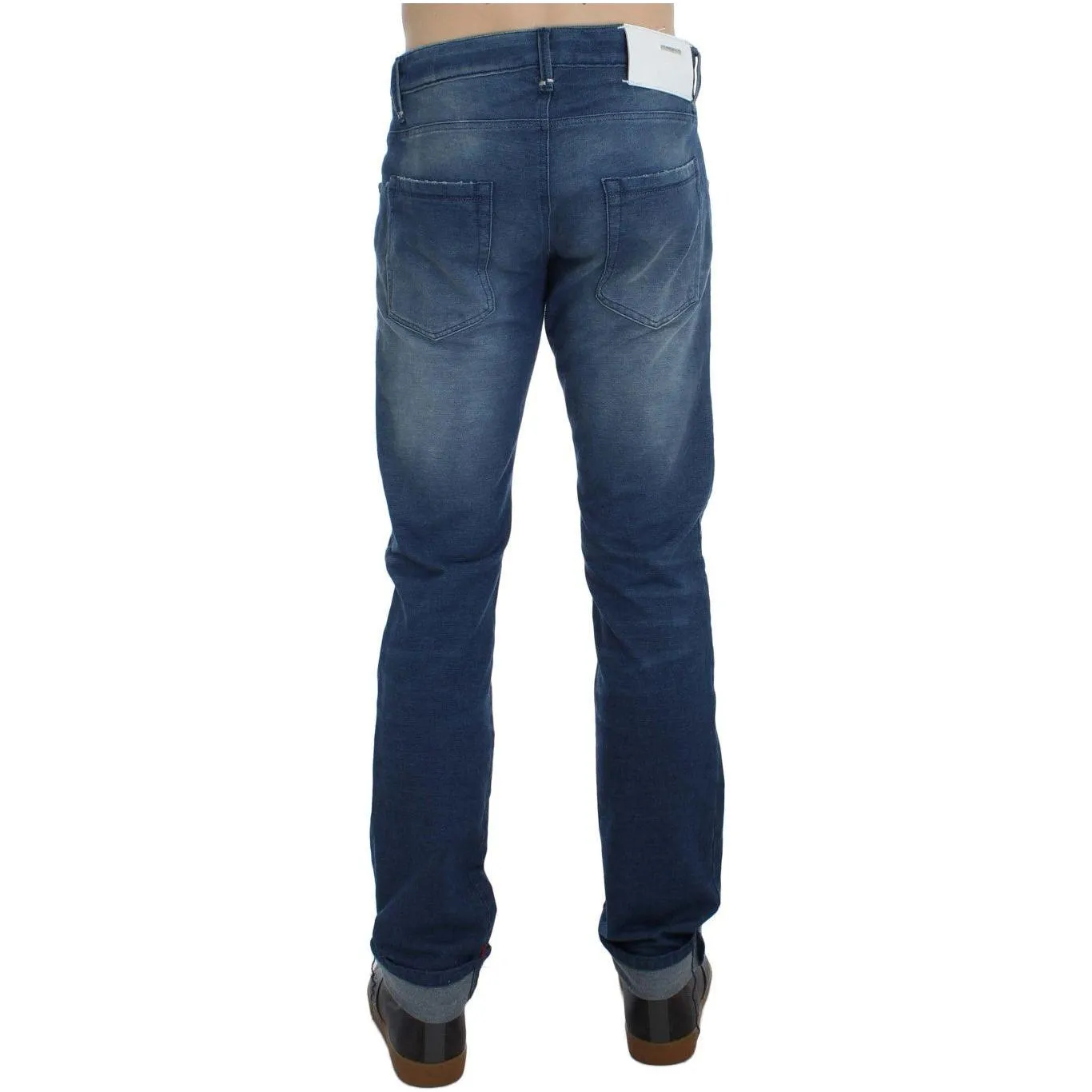 Acht Slim Fit Blue Wash Italian Denim