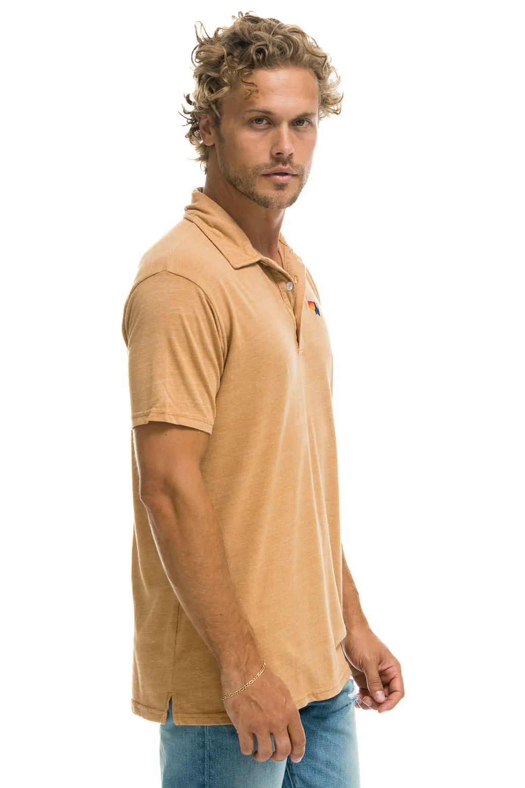 AVIATOR NATION POLO - KHAKI