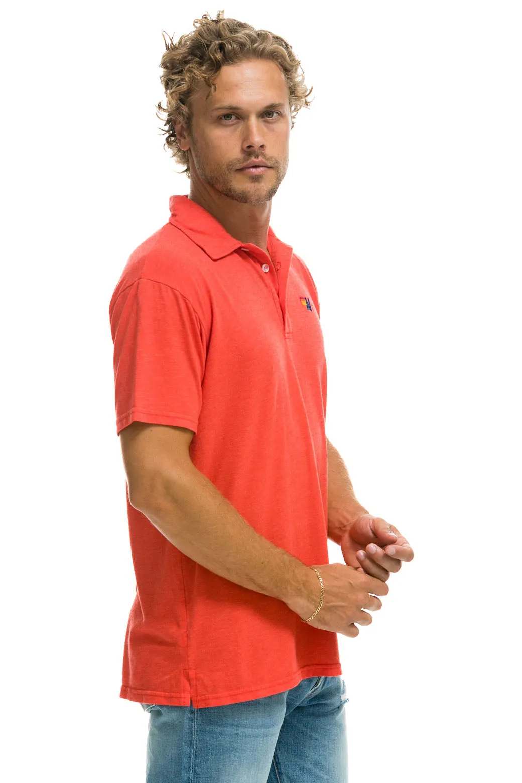 AVIATOR NATION POLO - RED