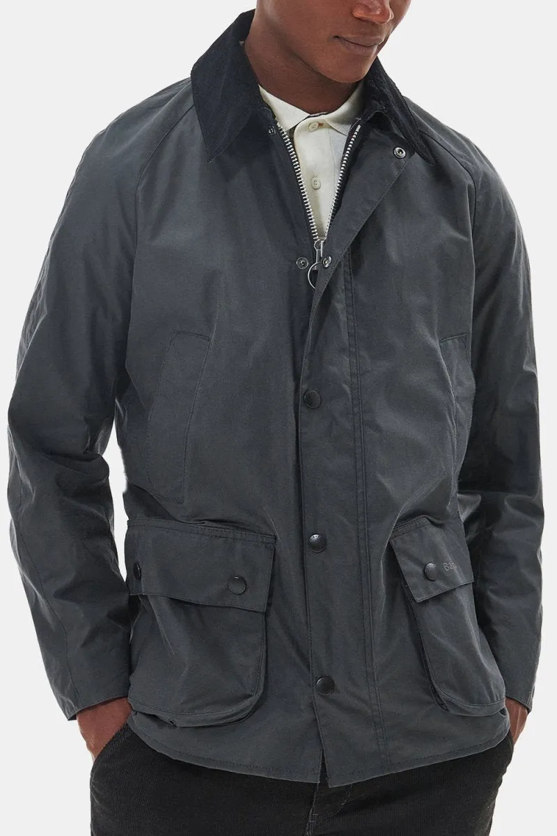 Barbour Ashby Waxed Jacket (Grey/Classic)