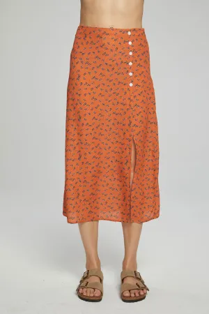 Belle Midi Skirt - Tigerlily