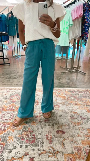 BERMUDA BOUND LINEN PANTS