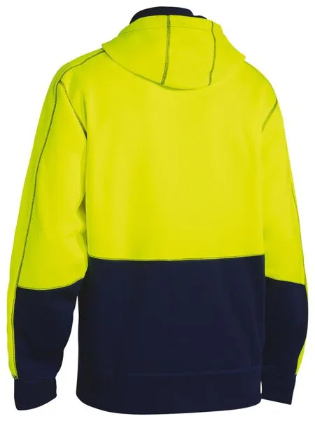 Bisley Hi Vis Zip Front Fleece Hoodie -(BK6819)