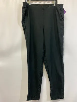 Black Pants Linen J. Jill, Size Xl