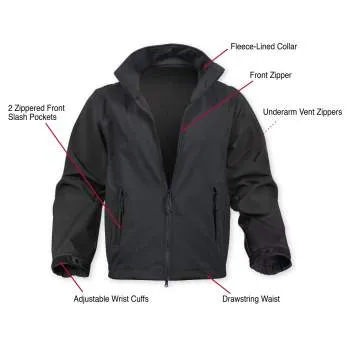 Black Soft Shell Uniform Jacket