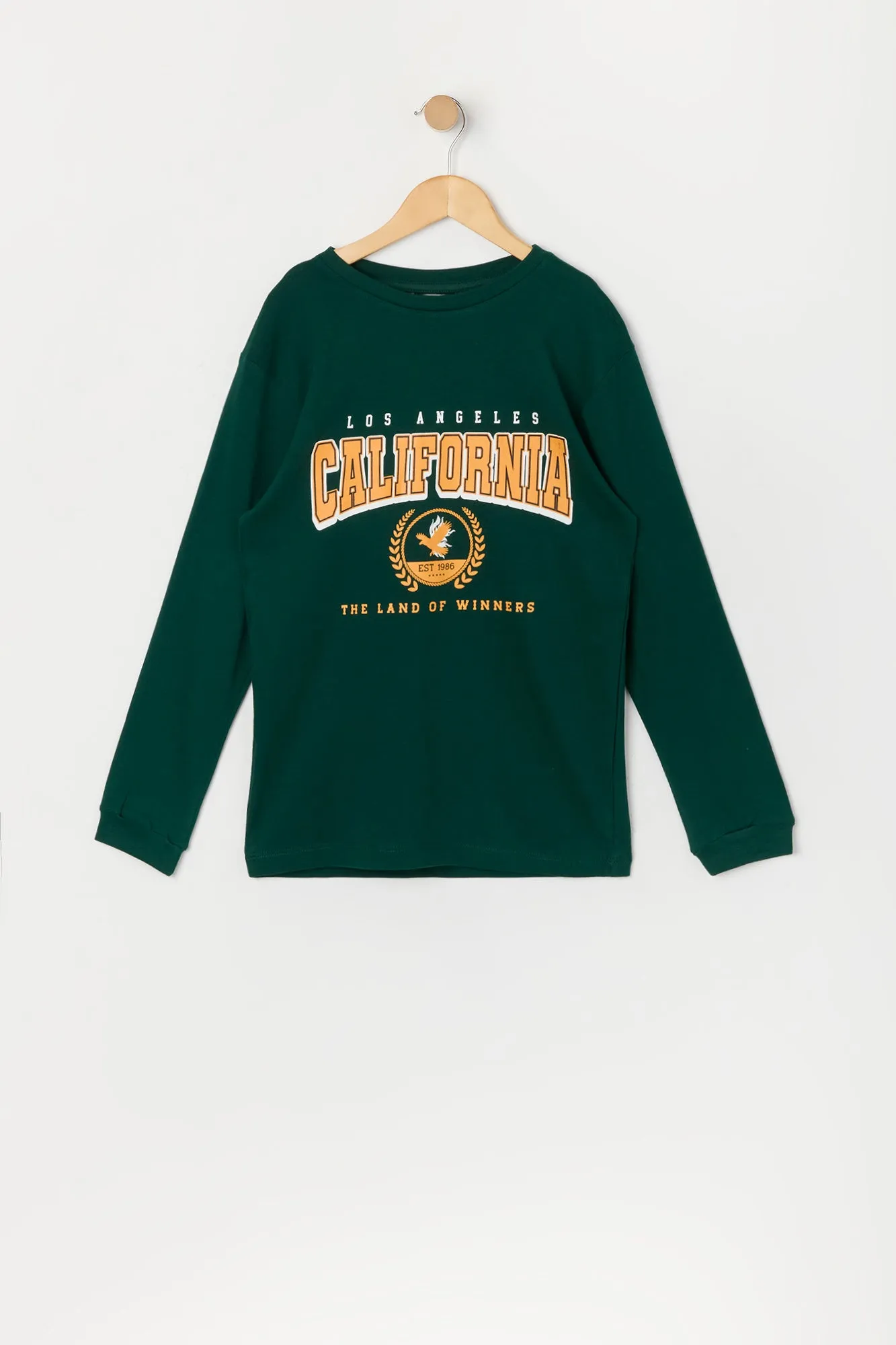 Boys California Graphic Long Sleeve Top