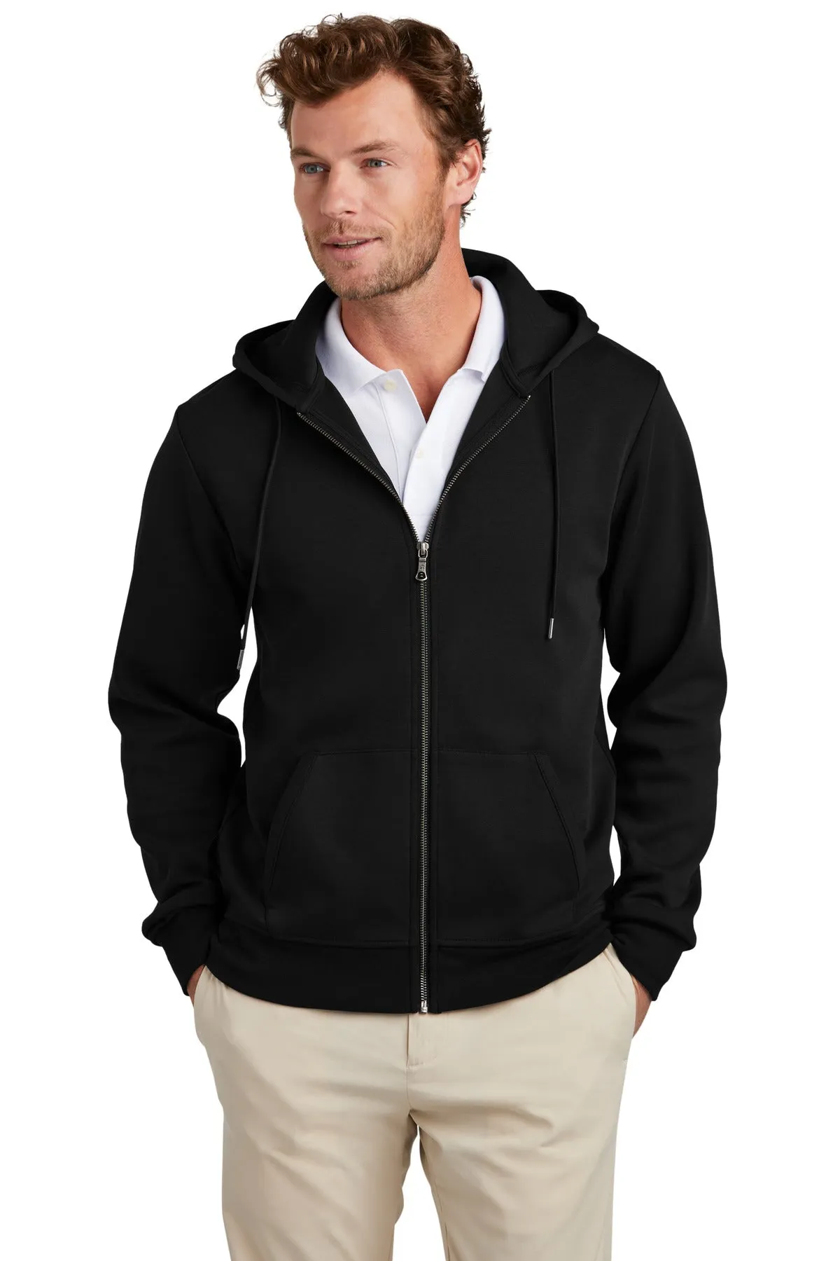 Brooks Brothers Double-Knit Full-Zip Hoodie BB18208