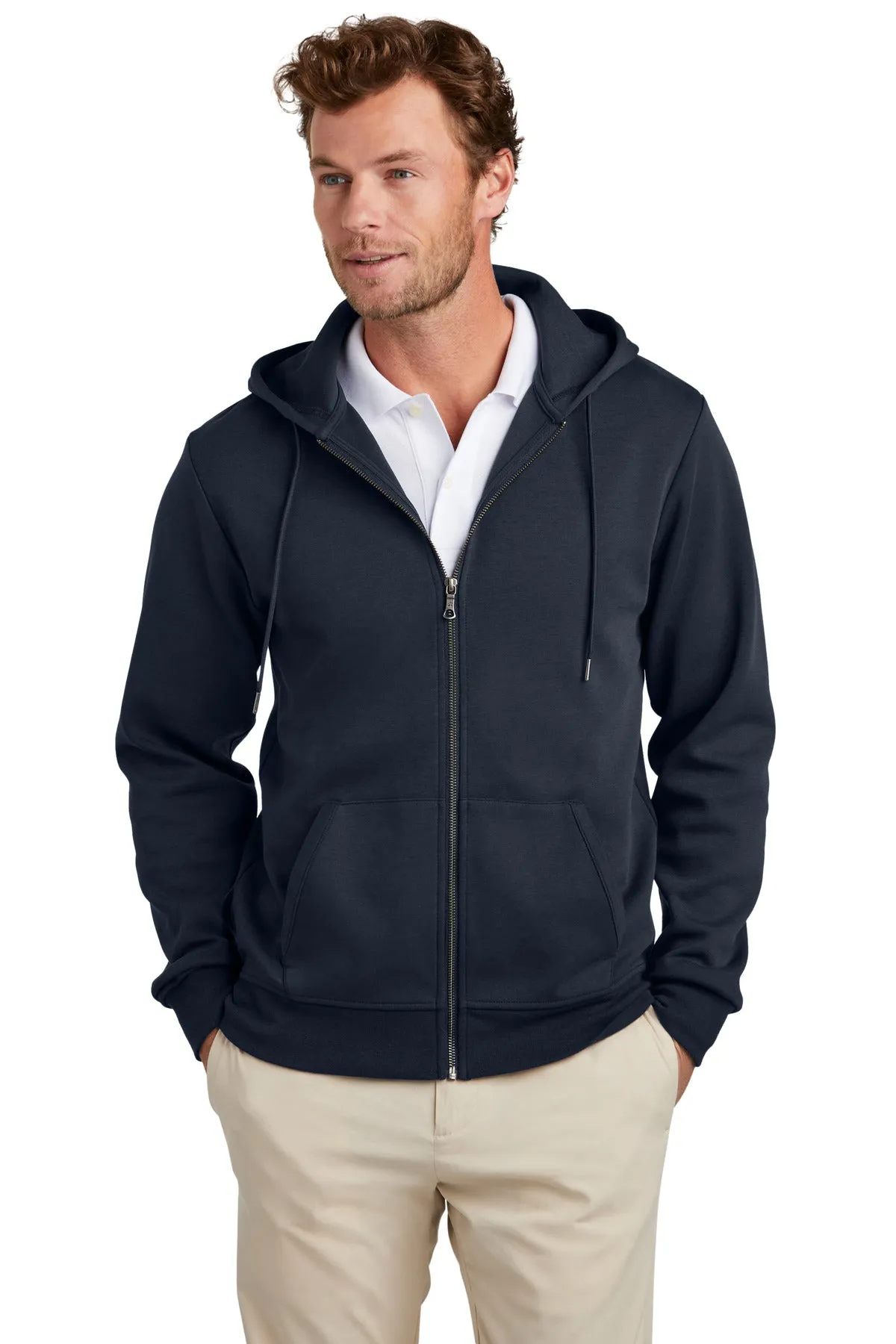 Brooks Brothers Double-Knit Full-Zip Hoodie BB18208