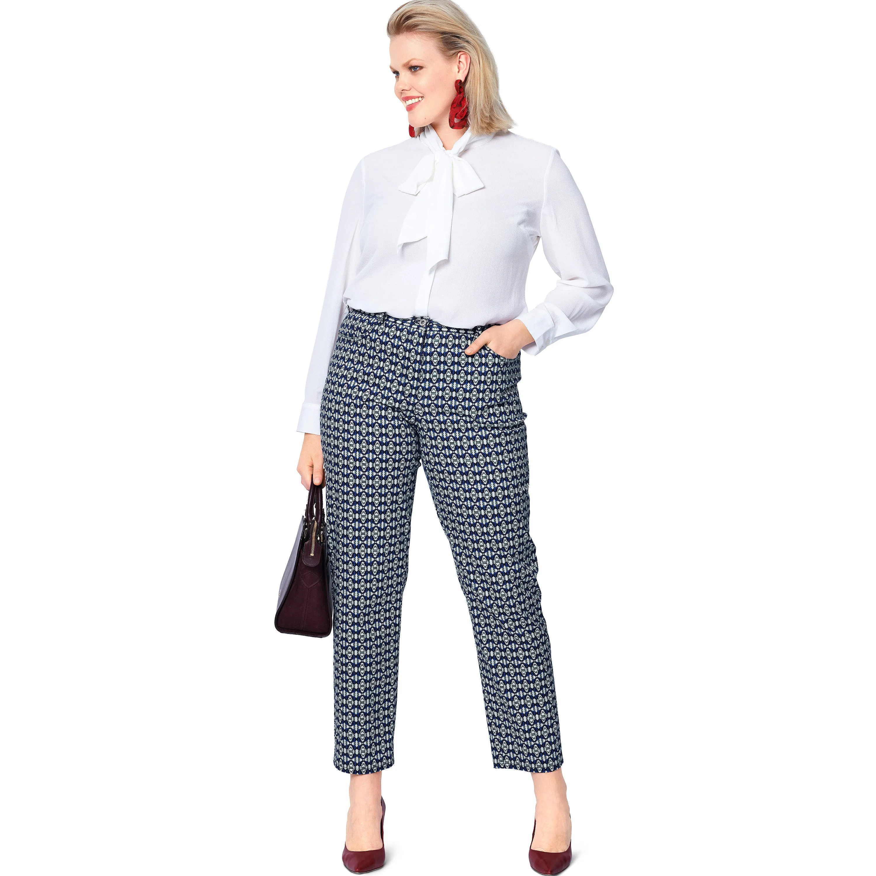 Burda Pattern 6103 Women's Trousers and Pants