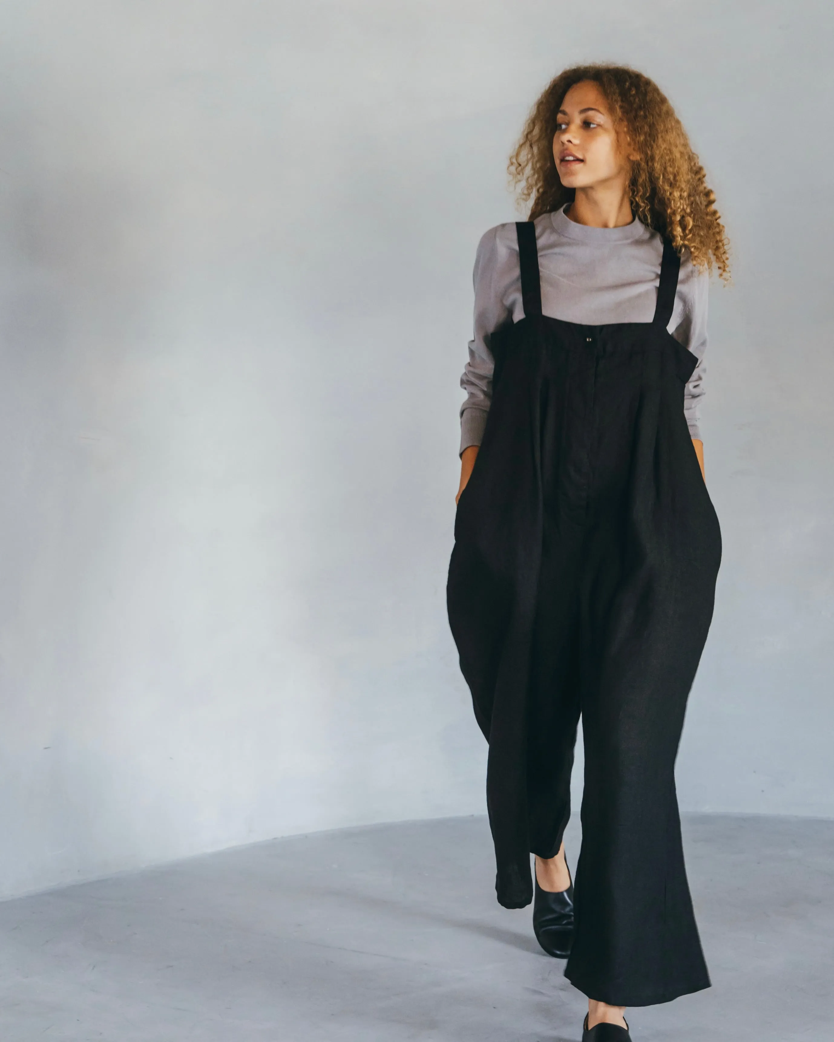 Camila Overall: Black