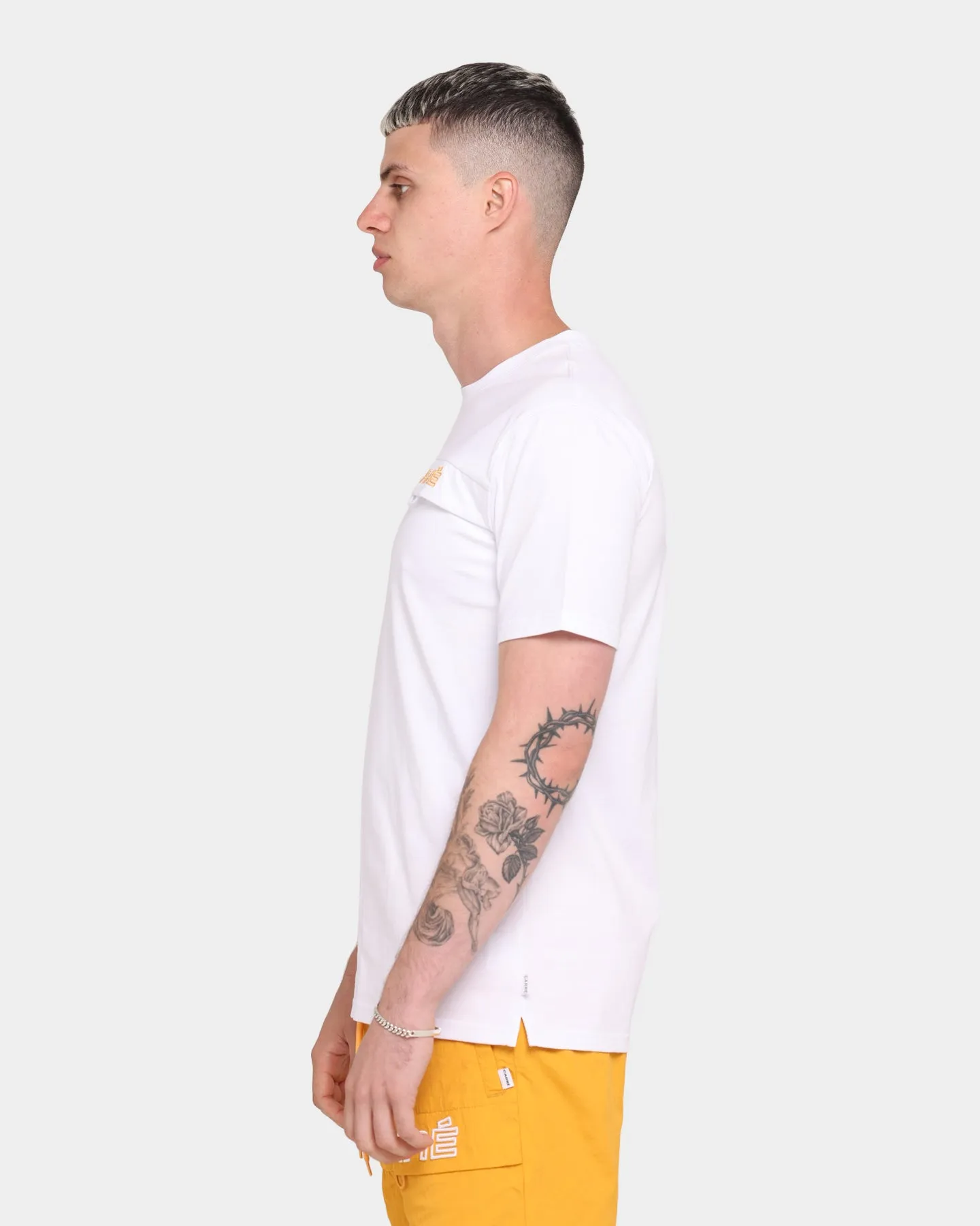 Carré Restart Pocket Short Sleeve T-Shirt White