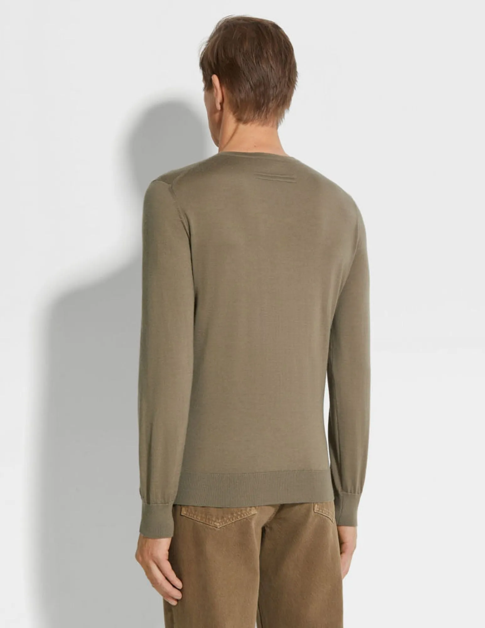 Cashseta Crewneck | Khaki