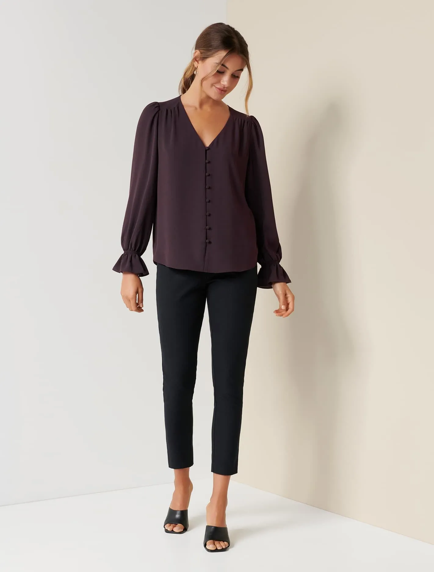 Charlotte Button Through Blouse