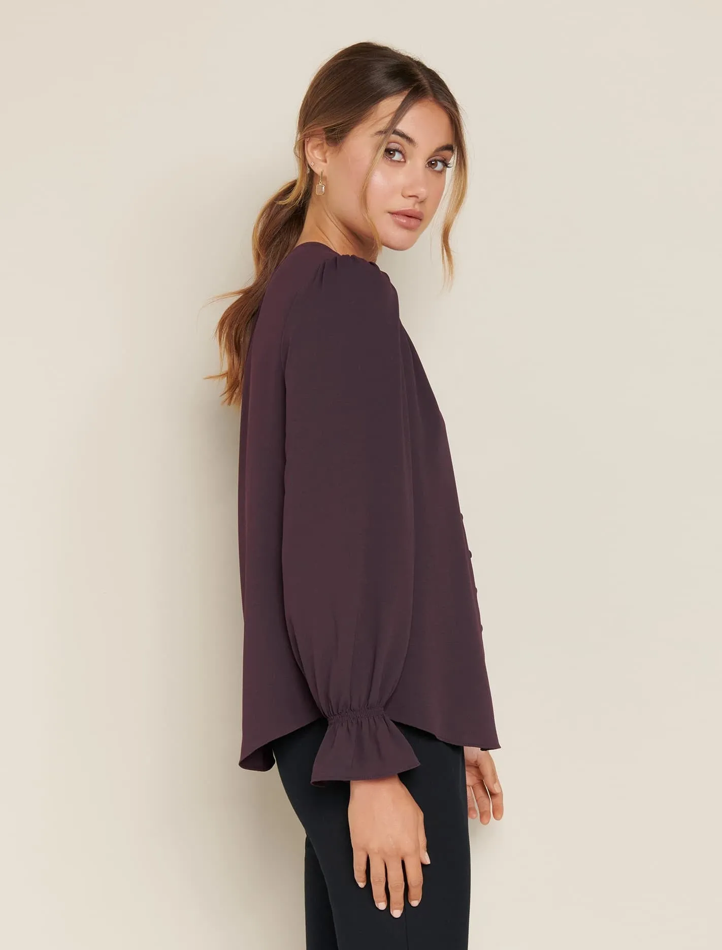 Charlotte Button Through Blouse