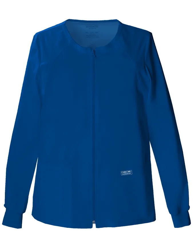 Cherokee Workwear Women's Zip Front Warm Up Jacket