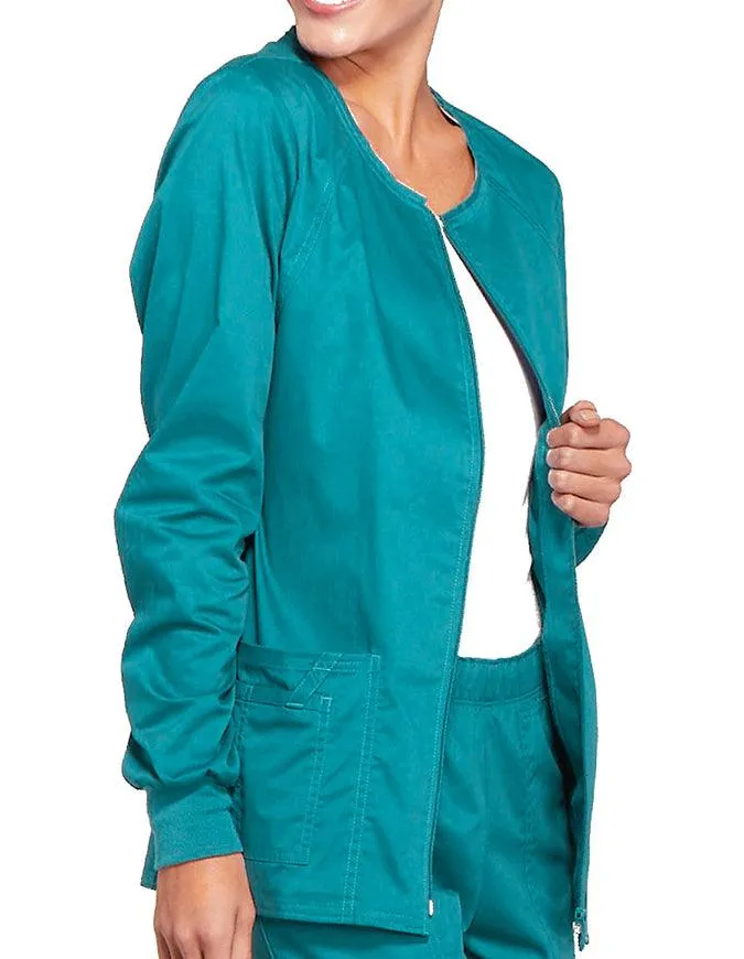 Cherokee Workwear Women's Zip Front Warm Up Jacket