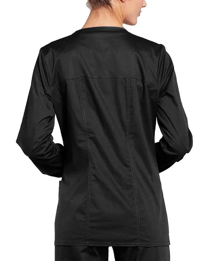 Cherokee Workwear Women's Zip Front Warm Up Jacket