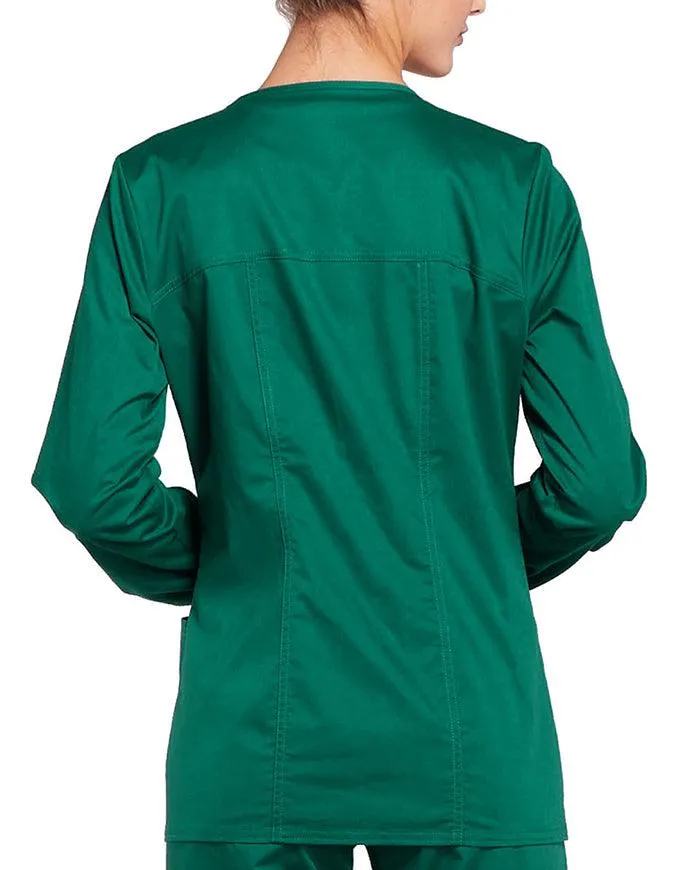 Cherokee Workwear Women's Zip Front Warm Up Jacket