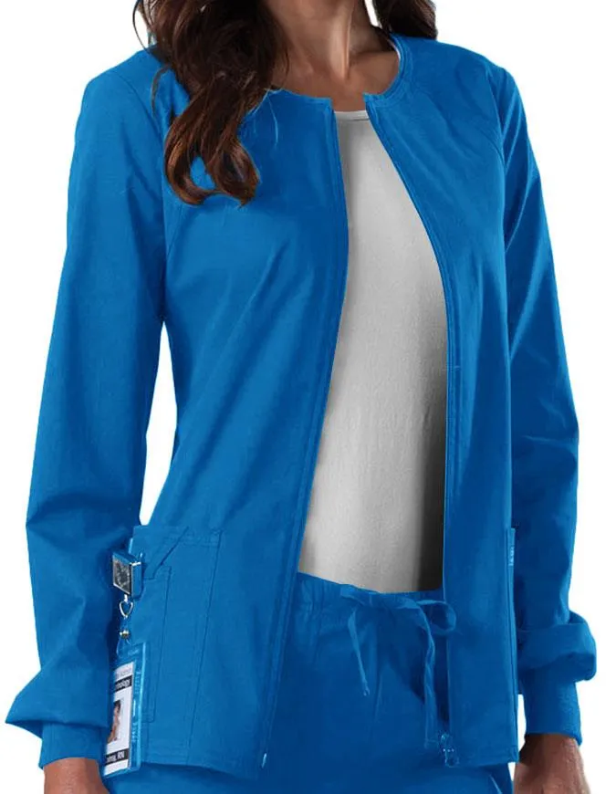 Cherokee Workwear Women's Zip Front Warm Up Jacket