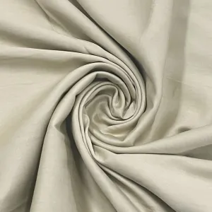 Classic Dusky White Solid Cotton Satin