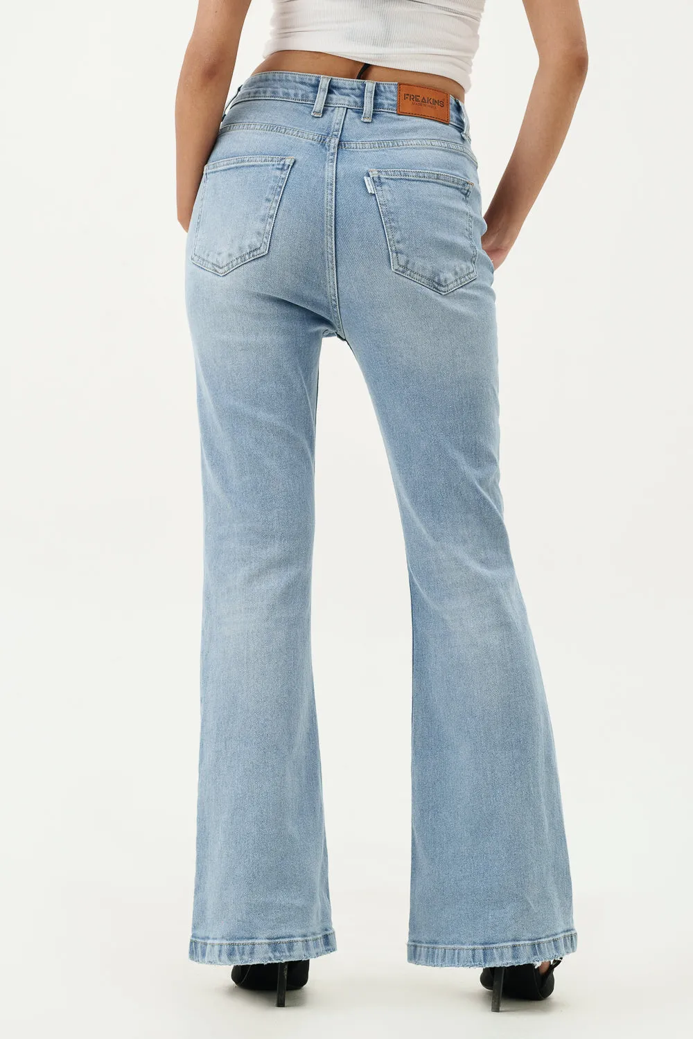 Crystal Blue Bootcut Jeans