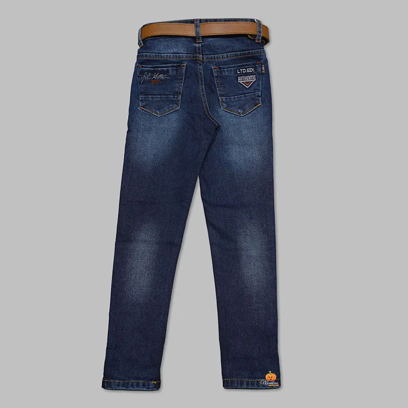 Dark Blue Denim Jeans for Kids