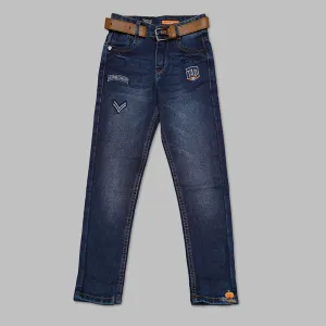 Dark Blue Denim Jeans for Kids