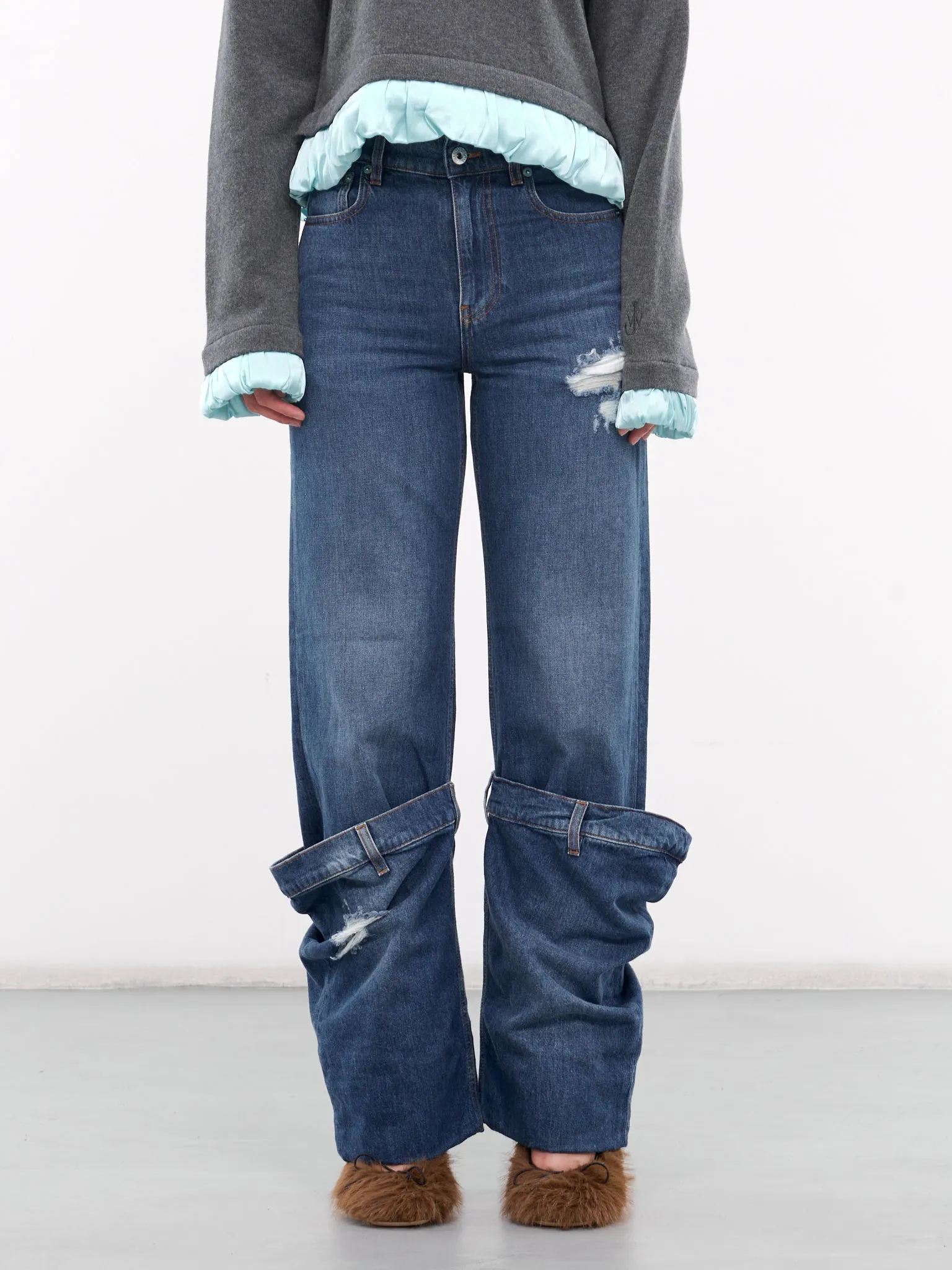 Deconstructed Layered Jeans (DT0056-PG1164-LIGHT-BLUE)