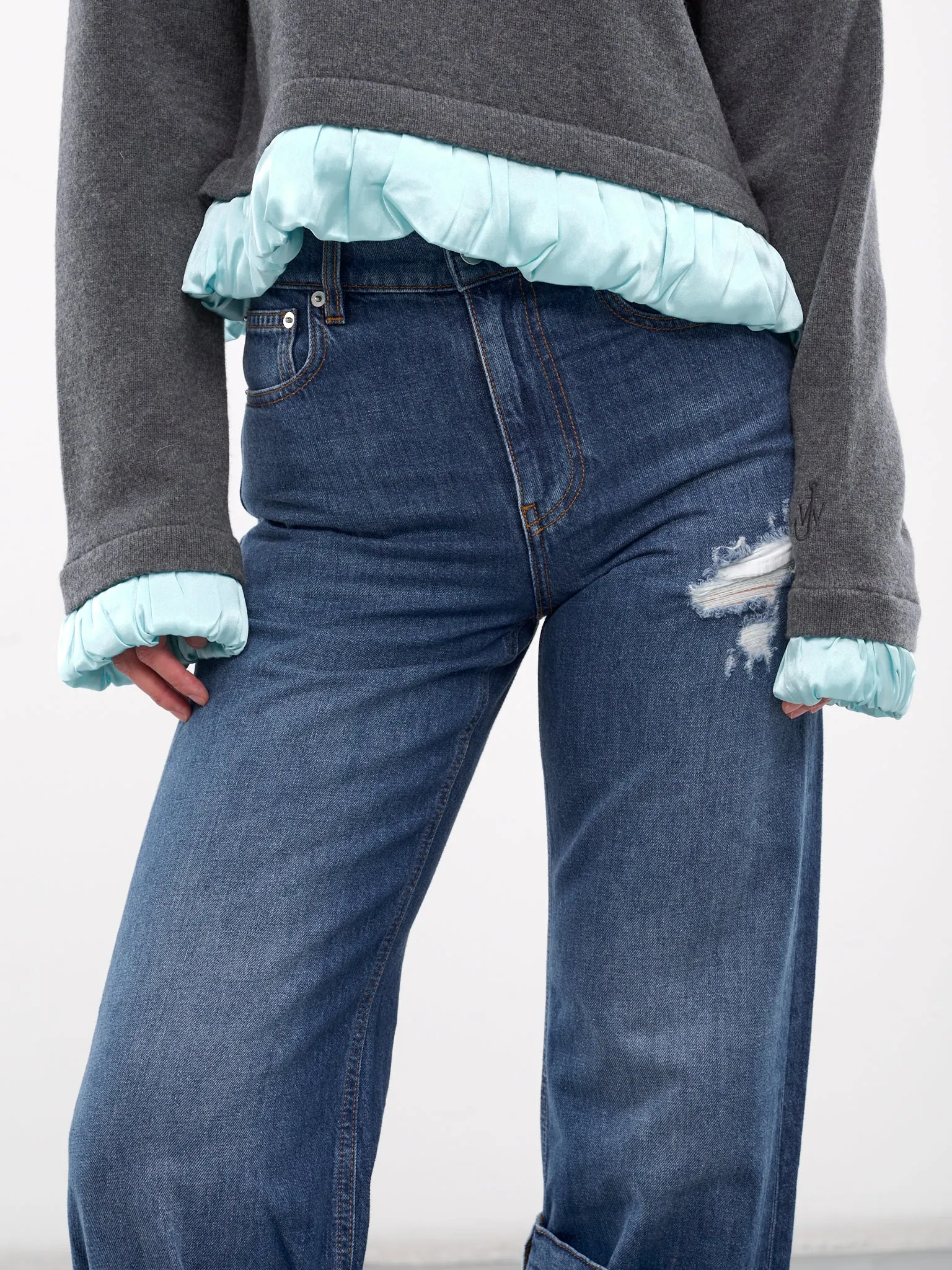 Deconstructed Layered Jeans (DT0056-PG1164-LIGHT-BLUE)