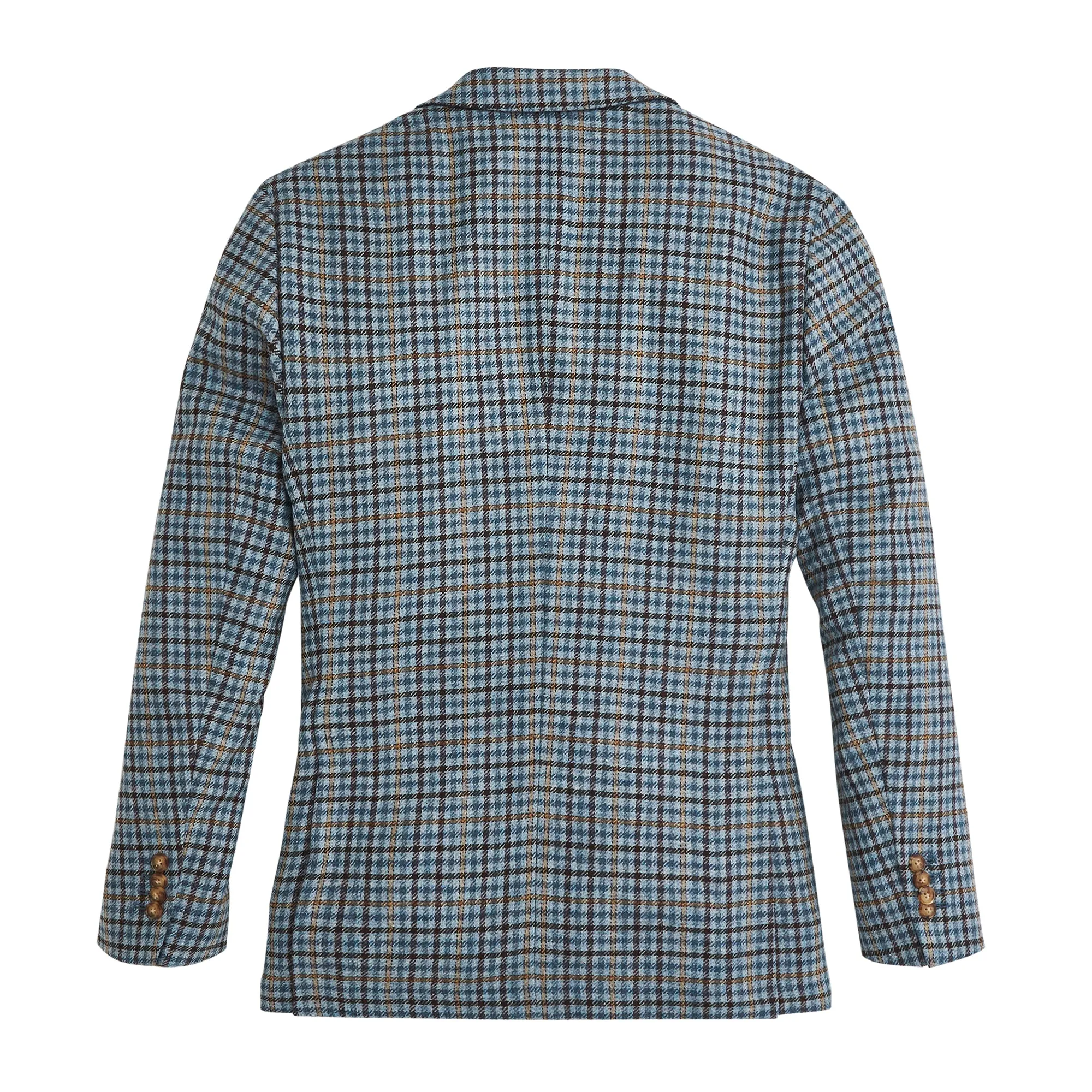 Di Pray Sky/Chocolate Multi Check Sport Coat - Endless Sky