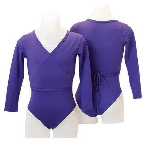 Ditto Dancewear Children's Cotton Lycra Crossover - Jacaranda*