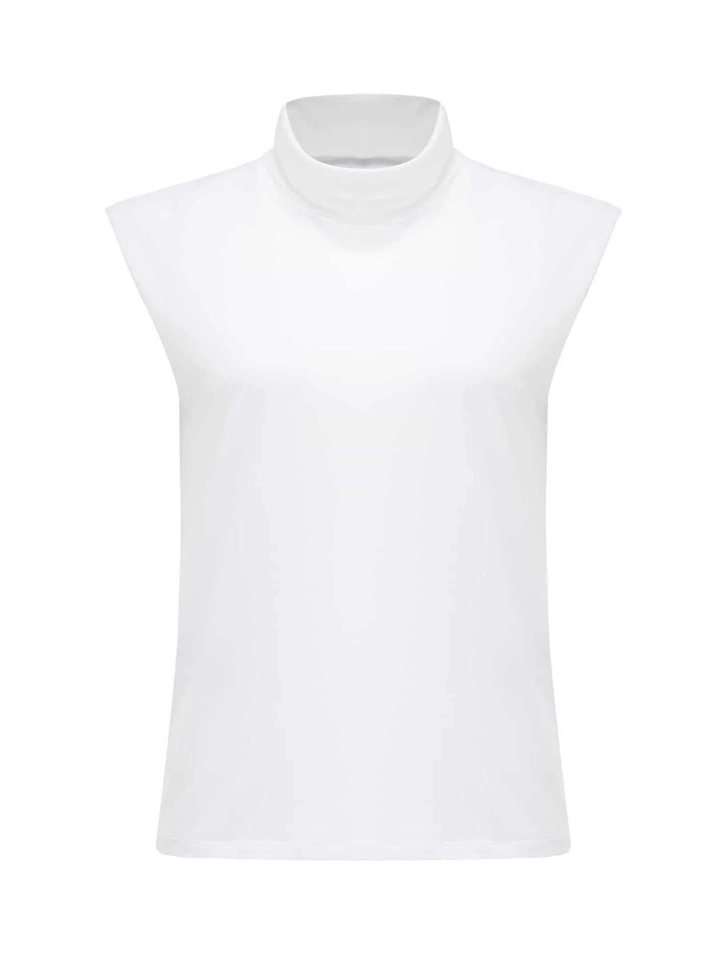 Drew Sleeveless Roll Neck Tank