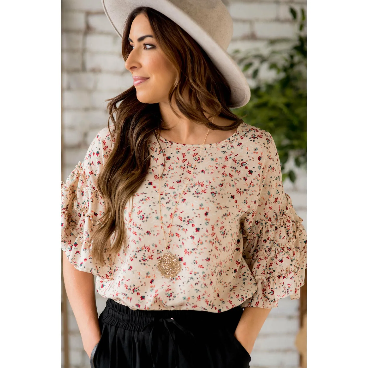 Fabulous Sleeved Confetti & Fun Blouse