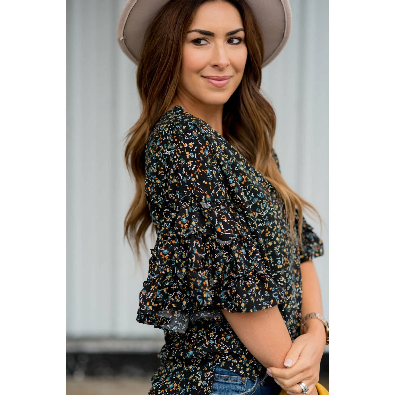 Fabulous Sleeved Confetti & Fun Blouse