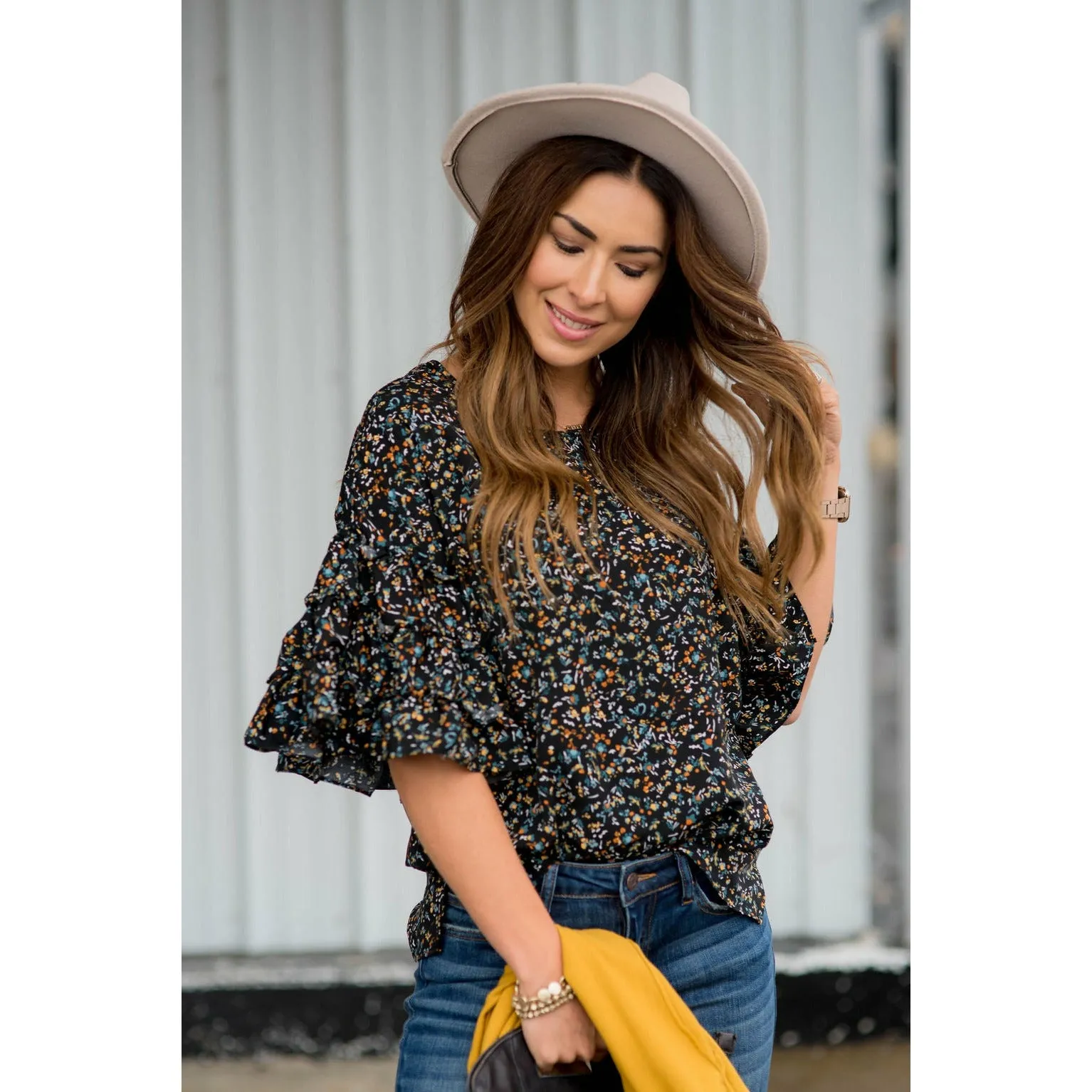 Fabulous Sleeved Confetti & Fun Blouse