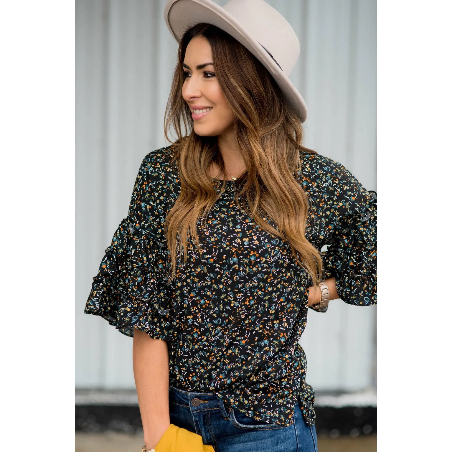 Fabulous Sleeved Confetti & Fun Blouse