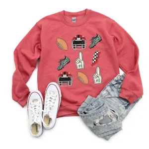 Football Collage | Sweatshirt