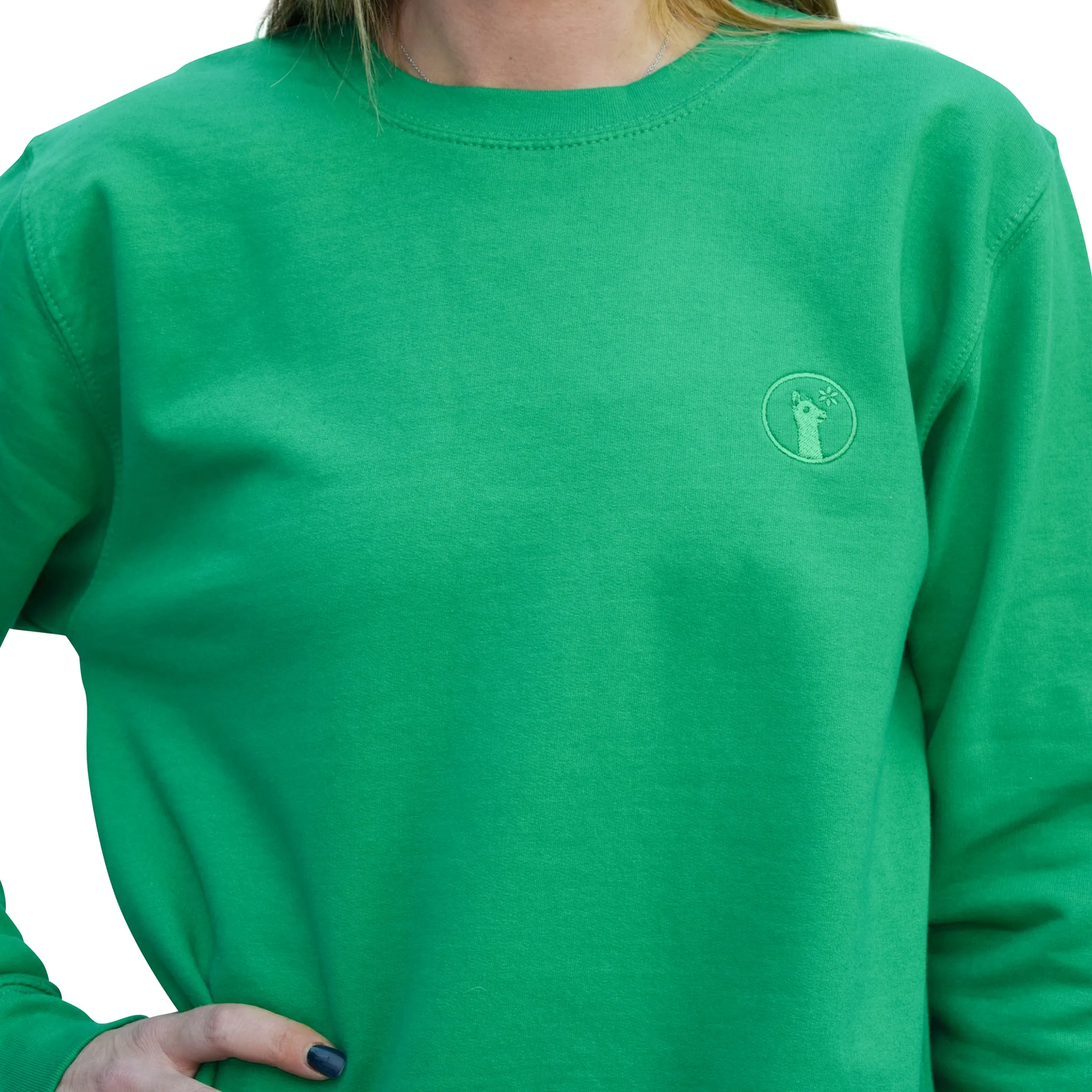 Green Llama Sweatshirt