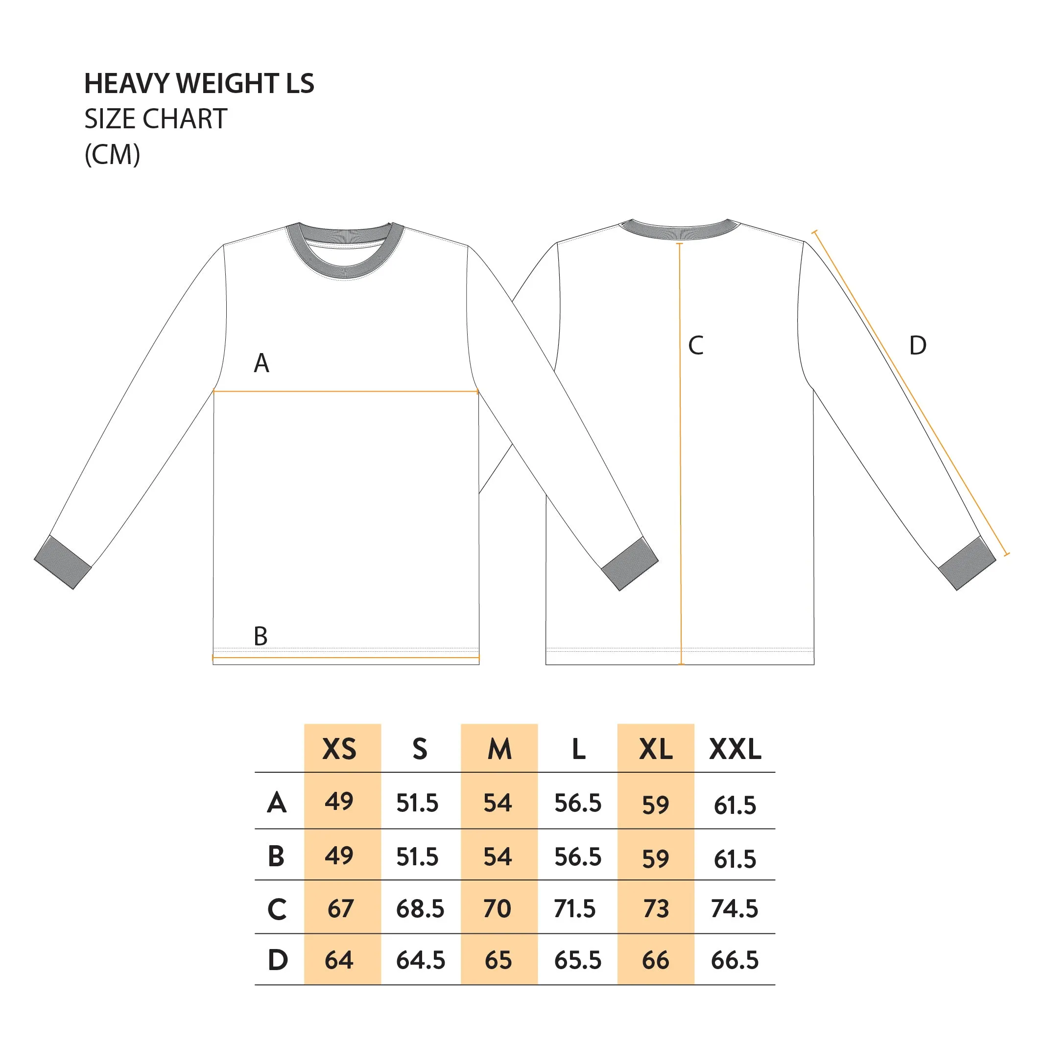 Heavy Weight Longsleeve Tee - White