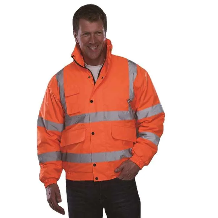 High Visibility Hi-Vis Reflective Safety Fleece Jackets – Warm Winter Workwear | GHVP211&218