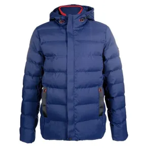 Hkm Mens Hamburg Quilted Jacket - Deep Blue