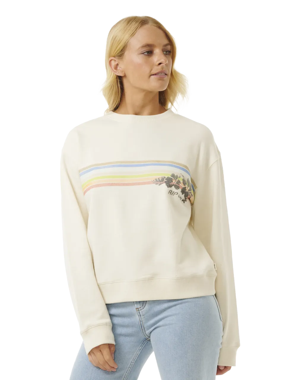 Hoffman Relaxed Sweatshirt in Bone