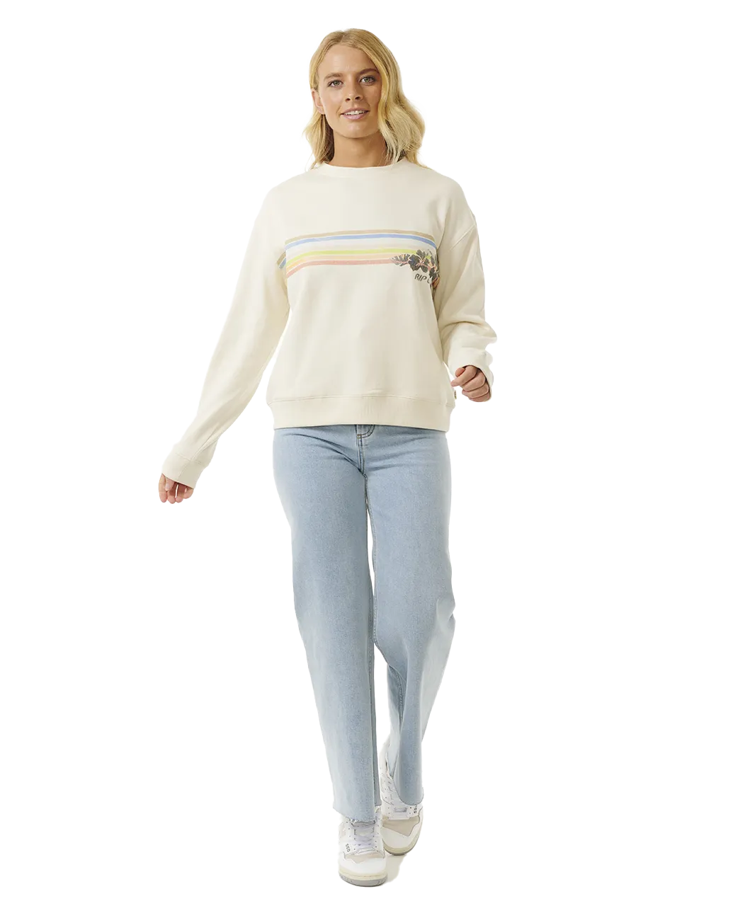 Hoffman Relaxed Sweatshirt in Bone