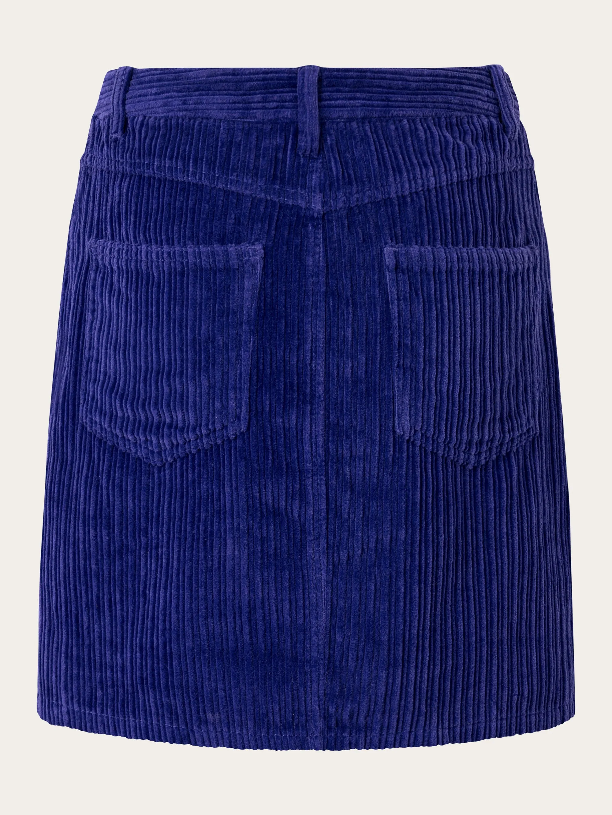 Irregular corduroy skirt - Deep Purple