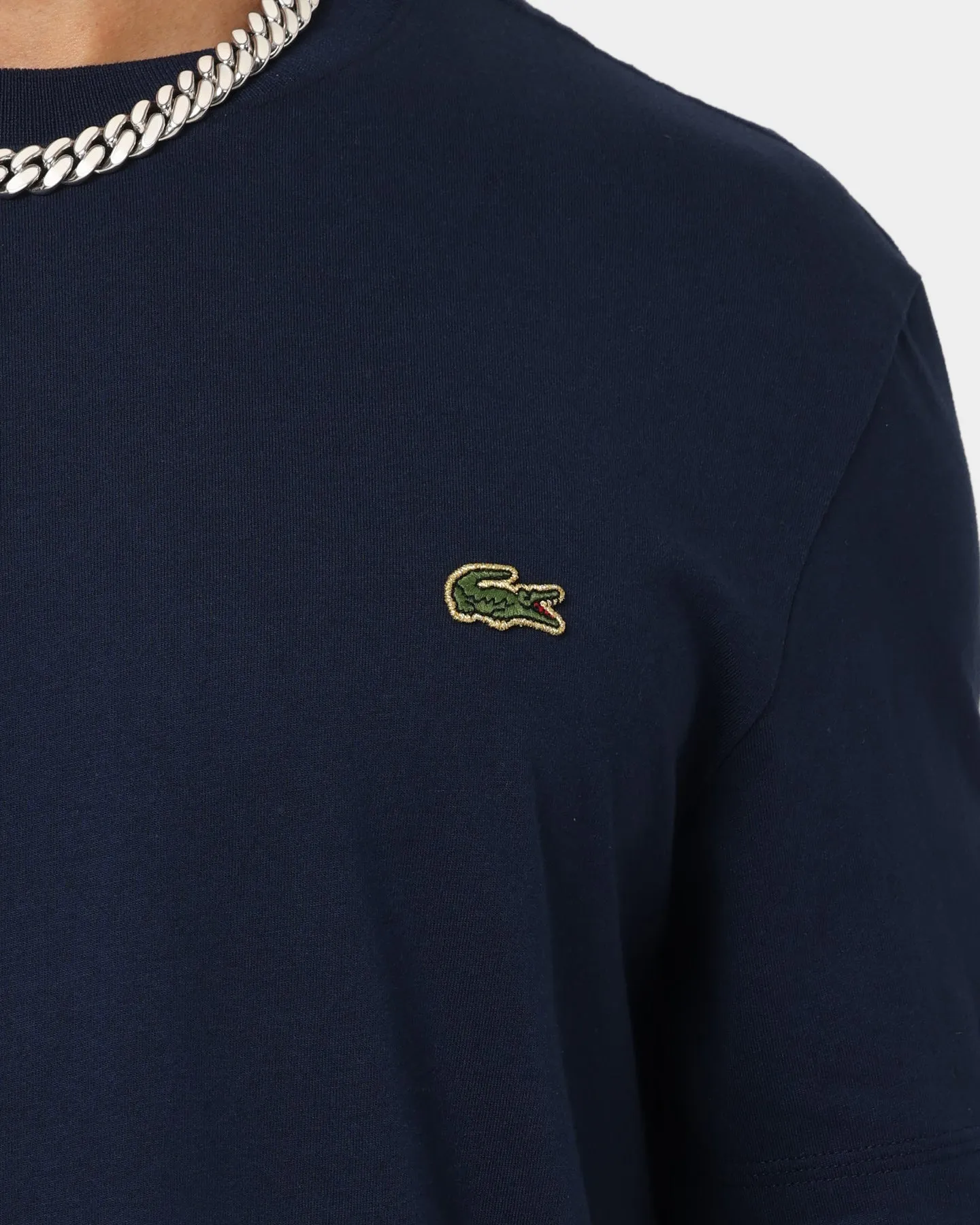 Lacoste Gold Stitch Fresh T-Shirt Navy