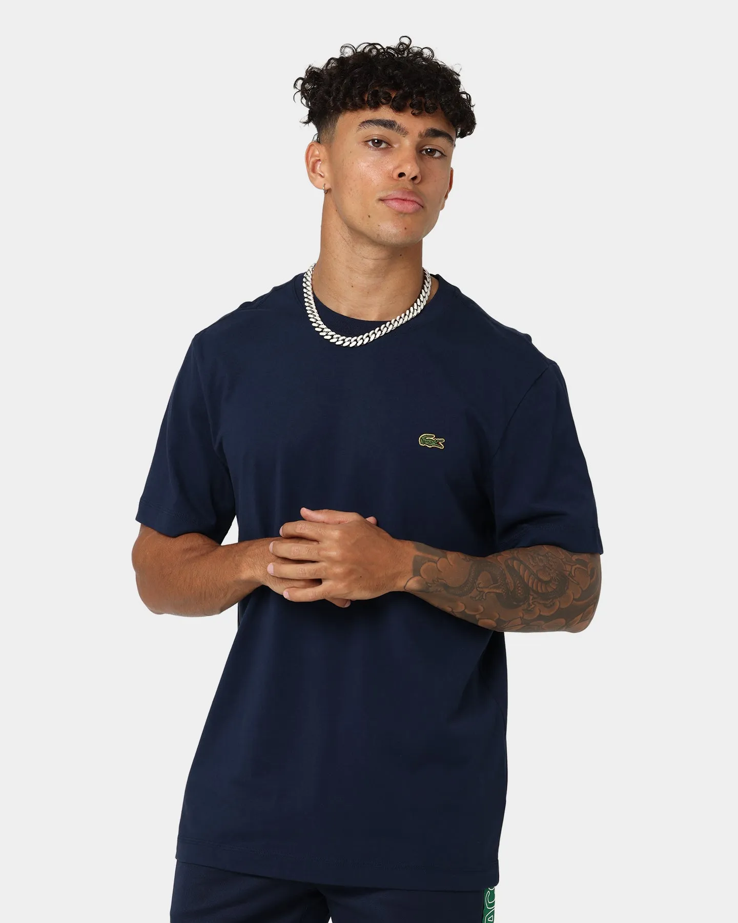 Lacoste Gold Stitch Fresh T-Shirt Navy