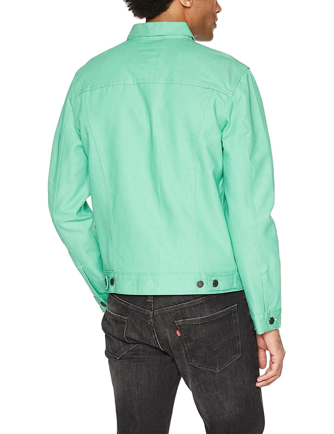 Levi's Men's Trucker Jacket Spring Mint Crispy