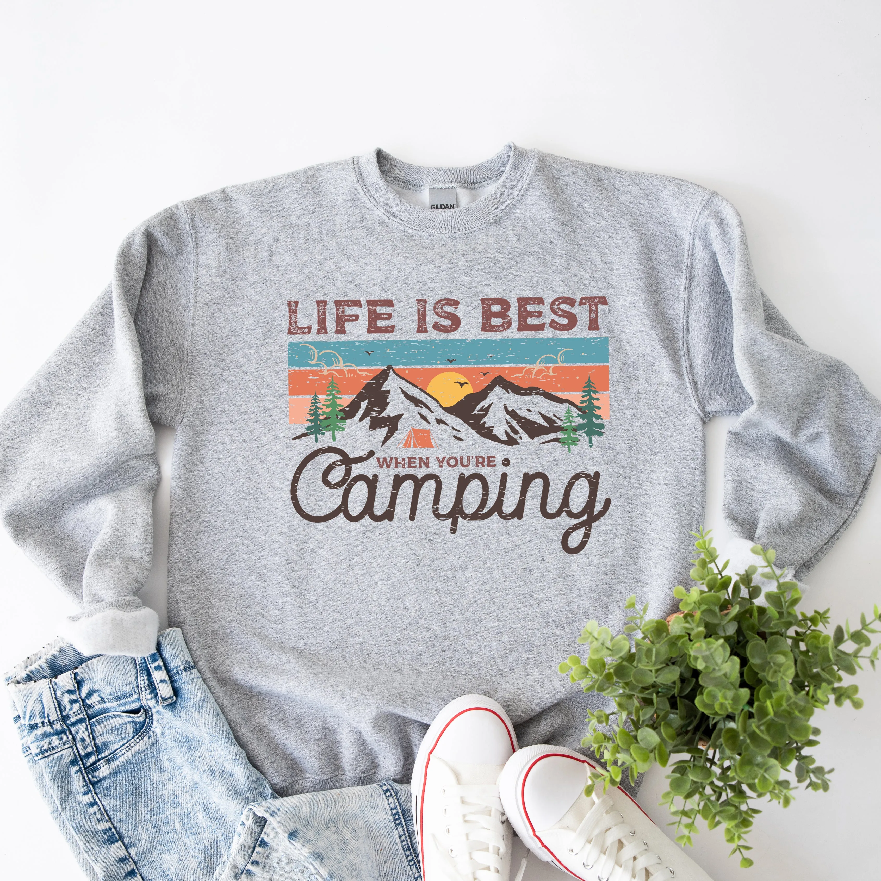 Life Is Best When Your Camping | Sweatshirt